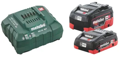Produktbild von Basis Set LiHD im Karton 1x4,0 Ah, 1x5,5 Ah, ASC 30-36 V