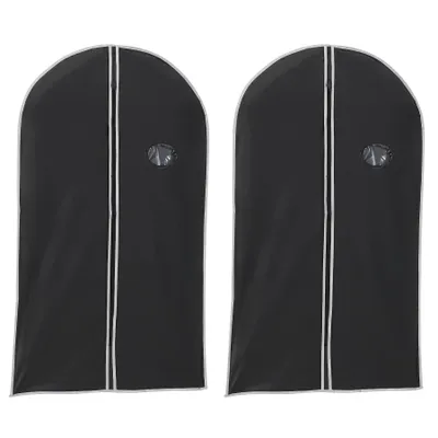 Produktbild von 2er Set Kleidersack aus Kunststoff mit Reißverschluss 60x135 cm im 2er Pack Kleidersack