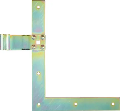 Image de Equerre de fenêtre L.250x200mm l.30mm p.3mm STA galv.jaune galv.l.GAH