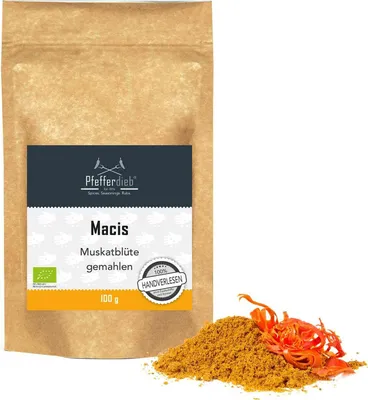 Produktbild von Macis Muskatblüte gemahlen, BIO, 100g