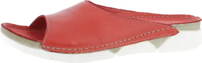 Produktbild von Andrea Conti Damen Pantolette Leder breiter Riemen sportliche Laufsohle 0529610, Größe:39 EU, Farbe:Rot