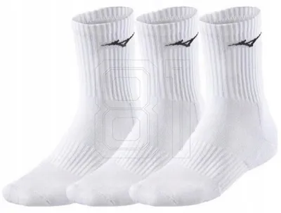 Obrázek produktu pro Mizuno - Ponožky pro muže/ženy Unisex - Trénink (balení po 3 kusech) PP1322 (34 EU - 37 EU) (bílé)
