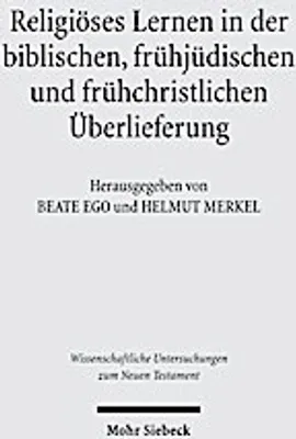 Produktbild von Religiöses Lernen in der biblischen, frühjüdischen und frühchristlichen Überlieferung