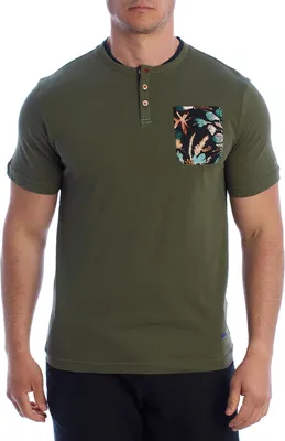 Produktbild von inMyHood Herren-T-Shirt mit Henley-Ausschnitt, kurzärmlig, HS24MTS09