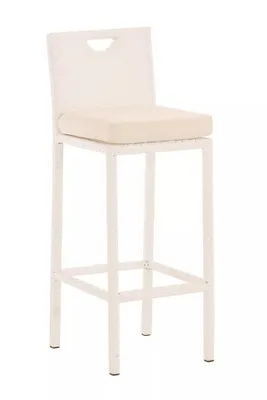 Produktbild von In And OutdoorMatch Barhocker Jerod - Barhocker mit Rückenlehne - Barhocker - Outdoor Barhocker - 40x44x107 cm