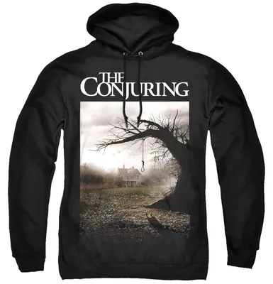 Image de The Conjuring - Sweat à capuche unie pour hommes/femmes, modèle TV40515 (Taille L), couleur noire