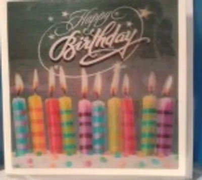 Produktbild von Depesche 3D Klappkarte 029b Happy Birthday Motiv Kerzen