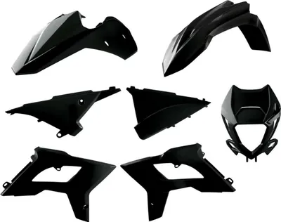 Immagine prodotto di Kit 7 carene plastiche POLISPORT nero per Beta RR