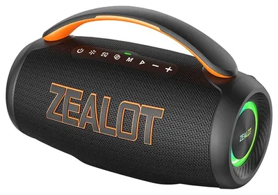 Produktbild von Bluetooth-Lautsprecher P12 - Tragbarer Lautsprecher - 60 W - 10 Stunden Wiedergabezeit - Bluetooth 5.3 - TWS - AUX - Schwarz