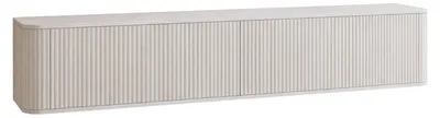 Produktbild von Geriffelter hängender TV-Schrank, 170x34x33 cm, Kaschmir Matt DALIA