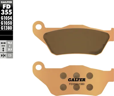 Produktbild von Bremsbeläge Galfer FD355G1380 Sinter-Metall SCOOTER