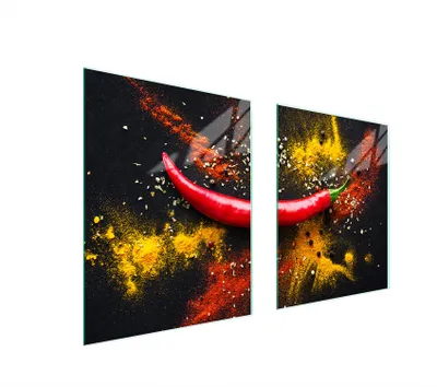 Produktbild von Glasschutzplatte Für Herd 85X52 Chilli