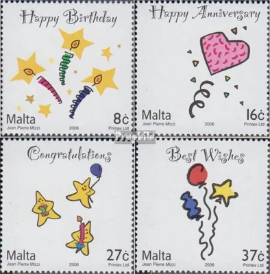 Produktbild von Briefmarken Malta 2006 Mi 1468-1471 (kompl.Ausg.) postfrisch Grußmarken