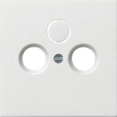 Immagine prodotto di Copertura Gira per presa coassiale per antenna Gira 0869112 bianco puro, 1 pz.
