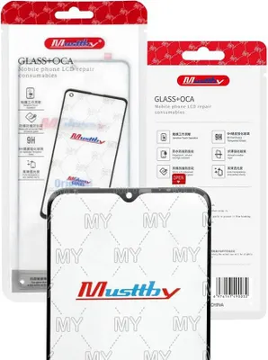 Obrázok produktu pre Musttby Premium predné sklo a OCA lepidlo pre Xiaomi Redmi 9, sklo na regeneráciu displeja