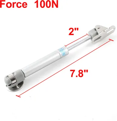 Produktbild von Gasdruckfeder 100N Gasdruckdämpfer Universal Gasfeder Heckklappe Kompressionsfeder Schranktür Dämpfer Möbeltürdämpfer