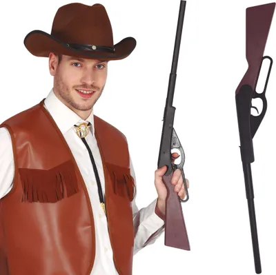 Obrázok produktu pre Pistole Kovboj Šerif Gangster Brokovnica 65 cm