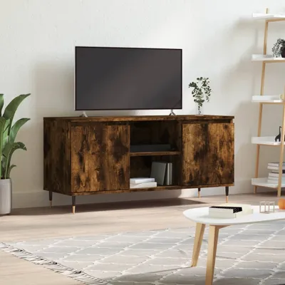 Produktbild von vidaXL TV Schrank Räuchereiche 104x35x50 cm Holzwerkstoff - TV-Schrank - TV-Schränke - TV-Ständer - TV-Board