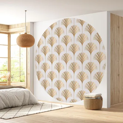Produktbild von Runde Tapete / Kreis - Lumaléa - Orientalisches Motiv - Premium-Papier 185 g, abwaschbar - Durchmesser 90 cm
