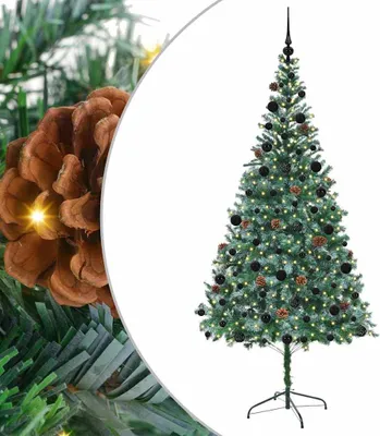 Obrázek produktu pro vidaXL Umělý vánoční stromek zelený 210 cm z PVC a oceli