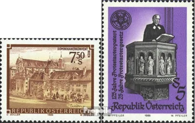Produktbild von Briefmarken Österreich 1986 Mi 1863,1864 (kompl.Ausg.) postfrisch Freimarken