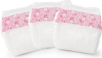 Produktbild von Bayer Design 73099AA Puppenwindeln 3er Pack, mit Muster, Puppenzubehör