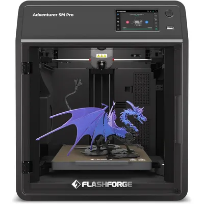 Produktbild von Flashforge Adventurer 5M Pro 3D Drucker - Hochgeschwindigkeits 600 mm/s - Touchscreen –Schnellwechsel-Düse – HEPA-Filter – 220x220 mm - Wifi