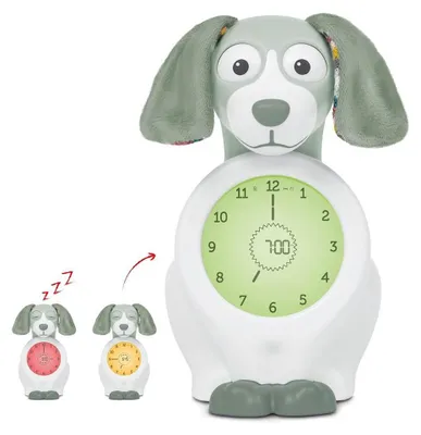 Produktbild von Zazu Davy Alarm Clock – Dog Design – Green – Sleep Rhythm Teaching