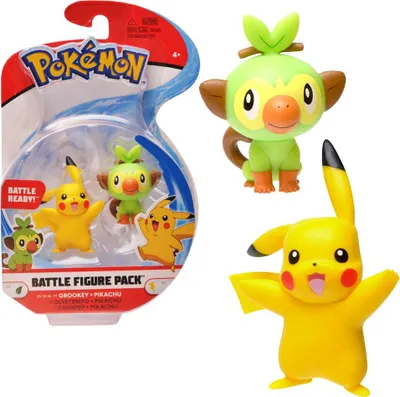 Produktbild von Pokémon - Battle Figure Pack - Pikachu & Chimpep