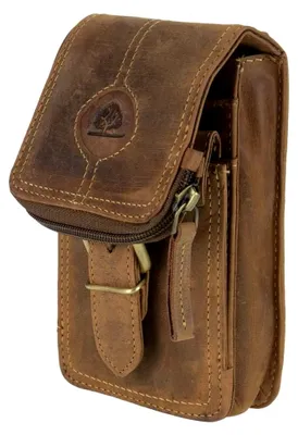 Produktbild von Vintage Gürteltasche aus Leder 10 cm