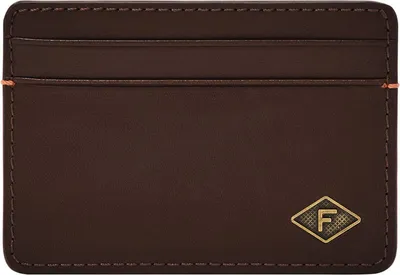 Image de FOSSIL porte-cartes Bronson Card Case Espresso marron foncé