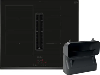 Produktbild von Siemens iQ300 ED651BGA6, Schwarz, Integriert, 60 cm, Zonen-Induktionskochfeld, Glaskeramik, 4 Zone(n)