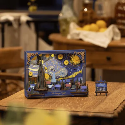 Productafbeelding van 3D-puzzel, "Sterrennacht", hout, ROWOOD, 238 stukjes