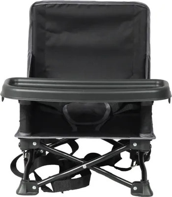 Image de Rehausseur de Chaise Evolutif Bambisol, 6-36 Mois, Transformable Chaise Enfant 3-5 Ans, Pliable, Noir