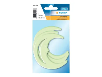 Produktbild von HERMA Leuchtsticker HOME "Mond" 1 Blatt à 3 Sticker