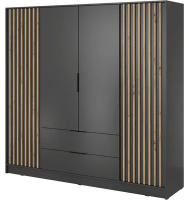 Obrázok produktu pre Skriňa LAILA 4D grafit / dub artisan