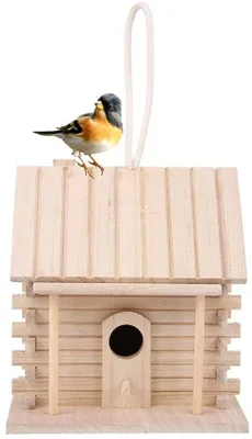 Produktbild von Vogelhaus aus Holz Wasserfest für Außen - Eekhoornhaus in Naturholzoptik