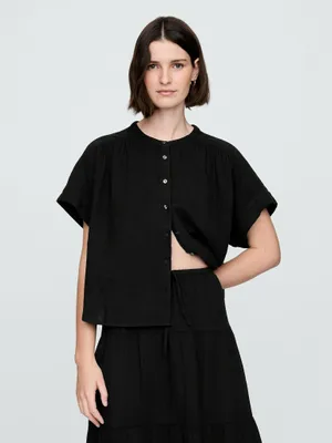 Produktbild von GAP Übergroßes Musselinhemd XS