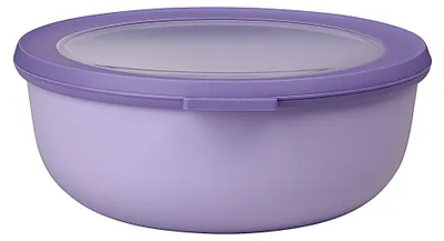 Obrázok produktu pre Mepal - Multi Bowl Cirqula Round - Úložná nádoba s viečkom - Vhodná ako vzduchotesná dóza do chladničky, nádoba do mikrovlnnej rúry a ako nádoba na potraviny - 1250 ml - Nordic Lilac
