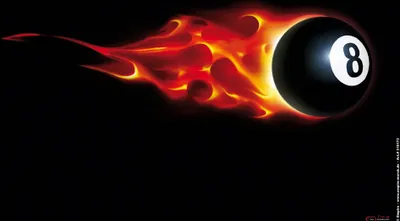 Produktbild von Mousepad mit 8 Ball Motiv, strapazierfähig, rutschfest und abriebsicher, 24x19 cm