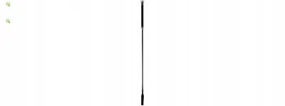 Produktbild von Covalliero Springgerte mit Klatsche schwarz-silber, Größe:65 cm