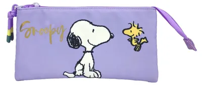 Immagine prodotto di Cyp Brands Snoopy 1950 Astuccio triplo per matite Viola Viola Taglia unica