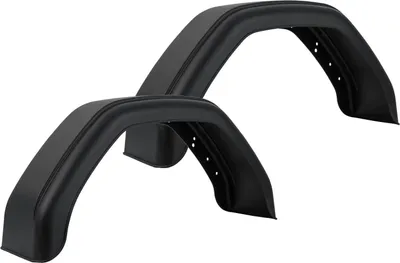 Produktbild von DE HAAN HMK 1866 Kotflügel-Set 13-14 Zoll aus Kunststoff 2 Stück für Pkw-Anhänger 660x180 mm mit festen Montagelöchern