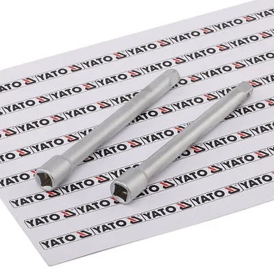 Produktbild von Yato YT-3844, Einzelner Artikel, Verlängerungsstange, Chrom-Vanadium-Stahl, 3/8", Chrom, 152,4 mm