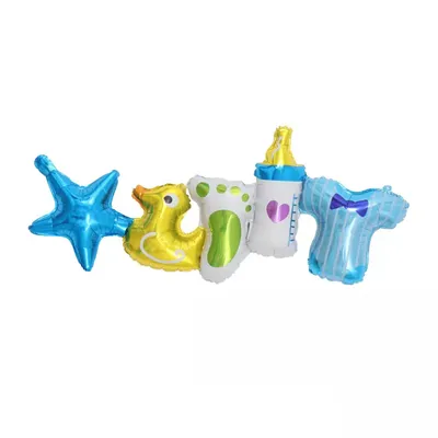 Image de Ballon de baudruche Baby Boy, guirlande, env. 105 x 37 cm