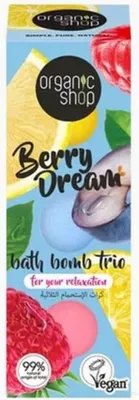 Zdjęcie produktu dla Organik Shop Berry Dream Zestaw Kul Do Kąpieli 3 X 85 G