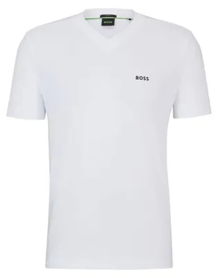 Produktbild von BOSS Herren Tee V T-Shirt, White100, 3XL EU
