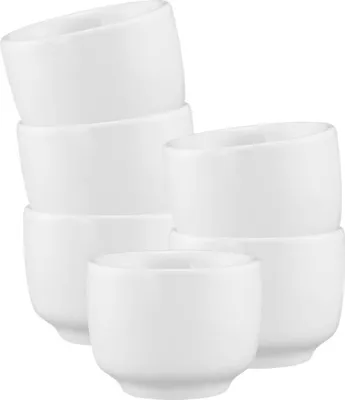Produktbild von Seltmann Weiden Sento Home weiß Espressoobertasse 0,08 l ohne Henkel 6er Set