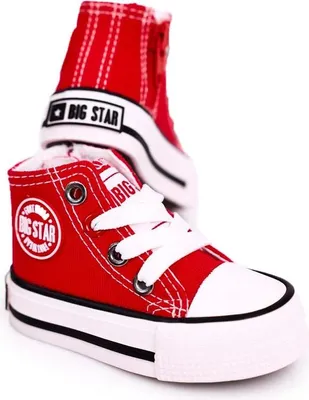 Produktbild von Kinder High Zipper Turnschuhe BIG STAR HH374190 Rot 19