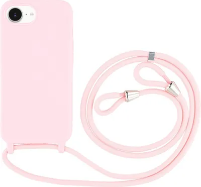 Produktbild von iPhone 16e / 17e Hülle - Coverup Silikon Back Cover mit Handykette - Rosa